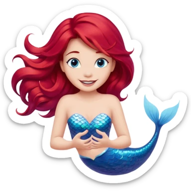 Little mermaid movie sticker