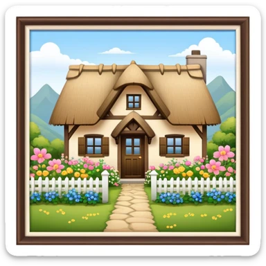 Cottage core sticker