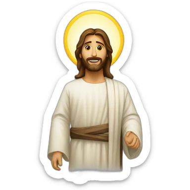 Jesucristo orando sticker