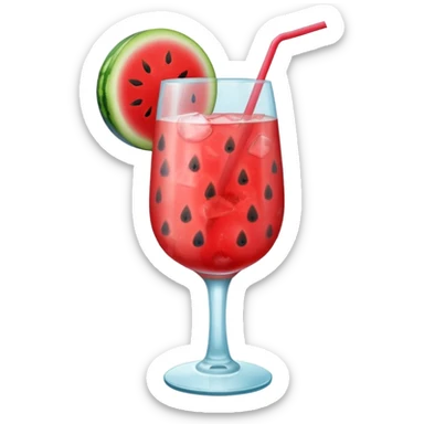 watermelon drink sticker