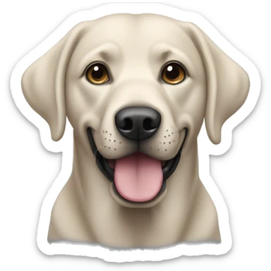 Blac Labrador sticker