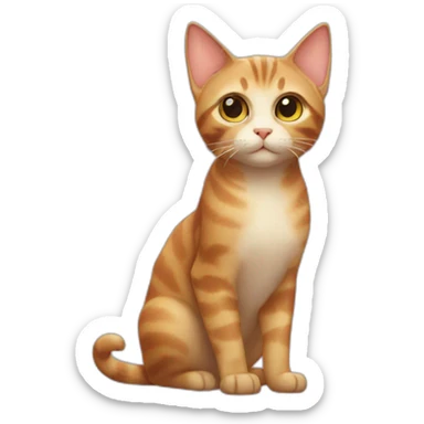 Cat with fairy wings sticker