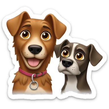 Lady and tramp sticker