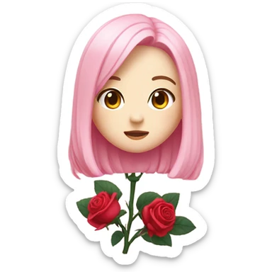 Rose from blackpink apt  sticker
