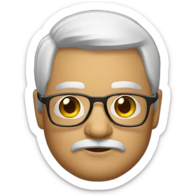 50-yo-fat-man-glasses sticker