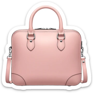Light pink office bag sticker