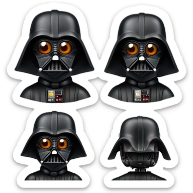 Radio controlled Formula Darth Vader’s race car, light saber headlights, exposed suspension  sticker