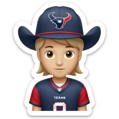 Texans pog sticker