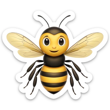Bee minecraft sticker