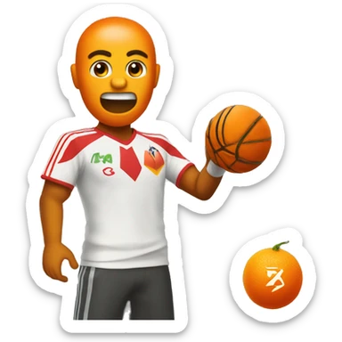 Rayo naranja  sticker