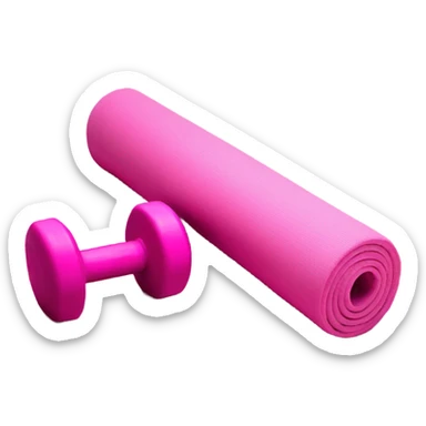 Pink pilates sticker