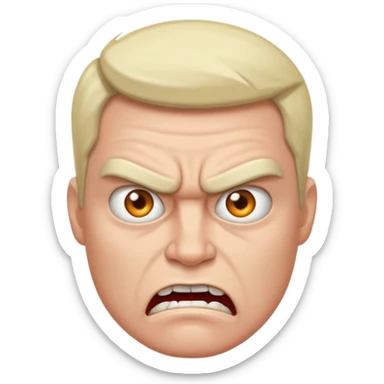 Angry arrogant is tired of idiots powerful being or engity sticker