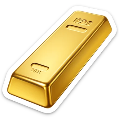 Gold made in gold bottom sticker