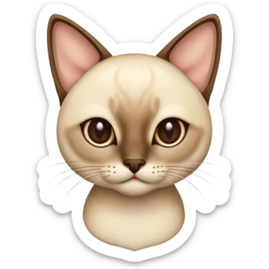 Siamkatze sticker