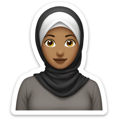 Hijabi women  sticker