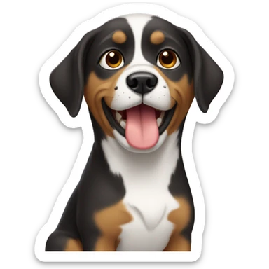 Perrito enfermo  sticker
