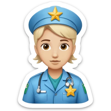 paramedic star sticker
