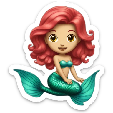 ariel-mermaid sticker
