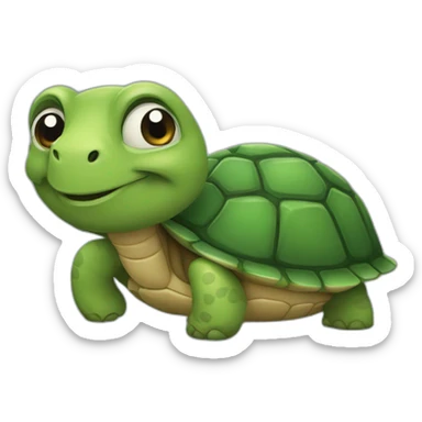 Un écureuil et une tortue sticker