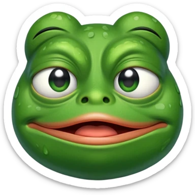 pepe the frog crying alone sticker