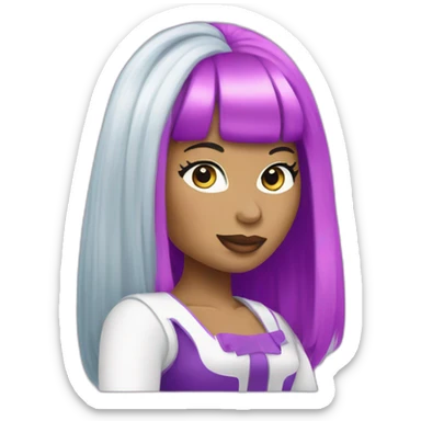 Nicki Minaj purpul sticker