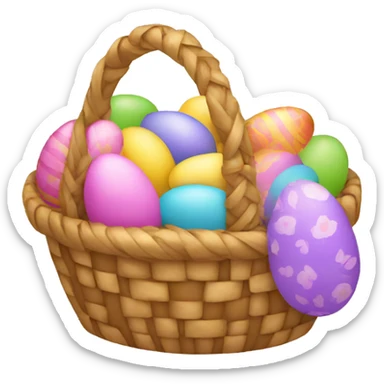 easter basket sticker