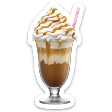 caramel frappe  sticker