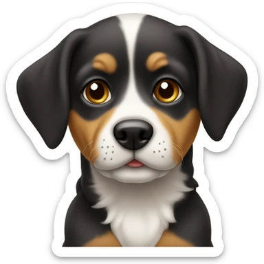 cachorro com joia sticker