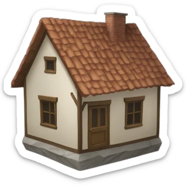 HOUSE/Home/Dwelling Attack On Titan sticker