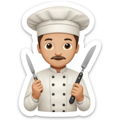 A chef cuisinier  sticker