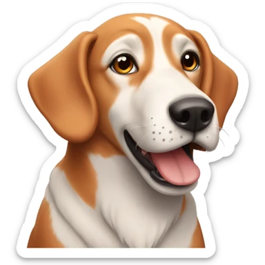 Red healer dog sticker