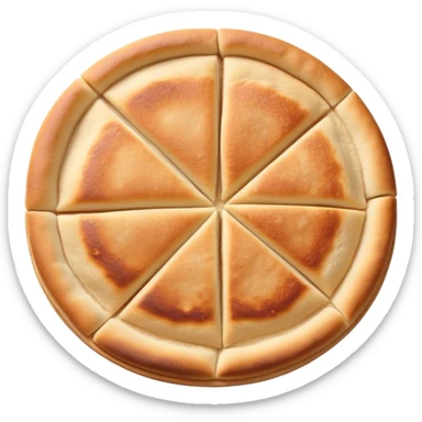 traditional norwegian sweet flat bread with cinnamon and sugar and butter sticker