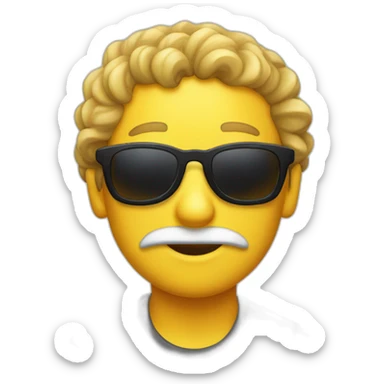 Dooby avec des lunettes de soleil sticker