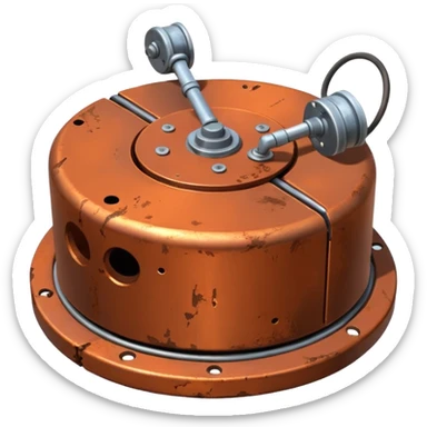 Make a landmine sticker