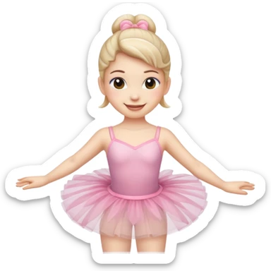 Make ballerina emojis only the head sticker