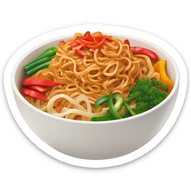 Spicy noodles  sticker