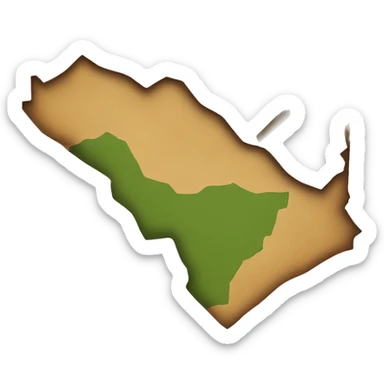 Yemen map sticker