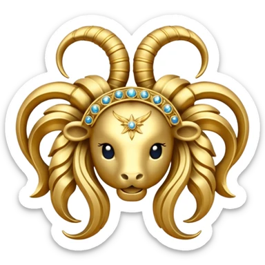 horoscope hair ornament sticker