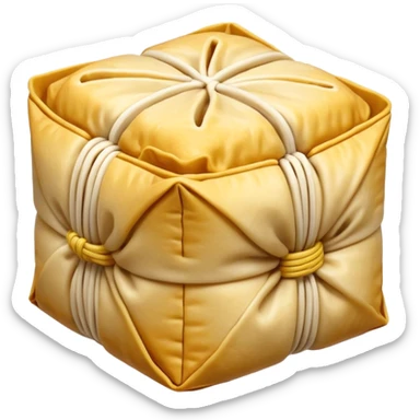 siu mai (a type of dim sum, just 1 cube of white color fish patty wrapped by yellow dough, leaving only the top part unwrapped, shape looks like short cylinder shape) sticker