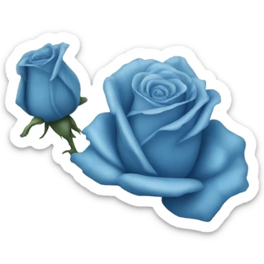 Blue roses  sticker