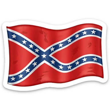 Rebel flag sticker