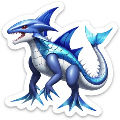 Dialga-Kyurem-Sharpedo-Kyogre-Pokémon-Fakémon-creature sticker