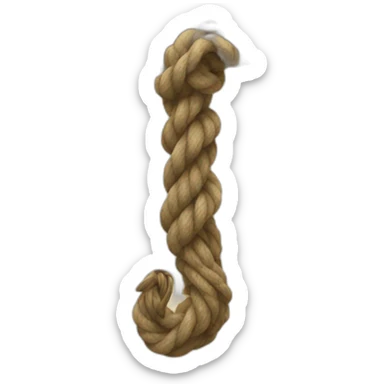 hangman rope sticker