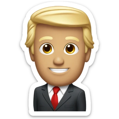 President Donald Trump sticker