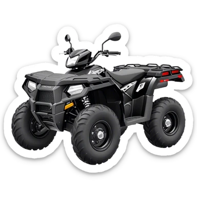 ATV - Polaris Sportsman 570 (Model Year: 2022) (Iconic colour: Black) sticker