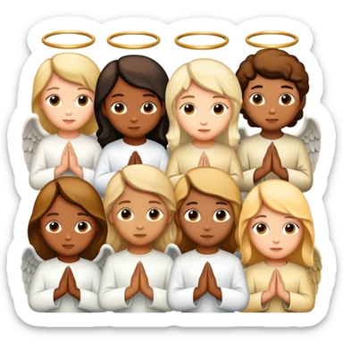 angels and saints sticker