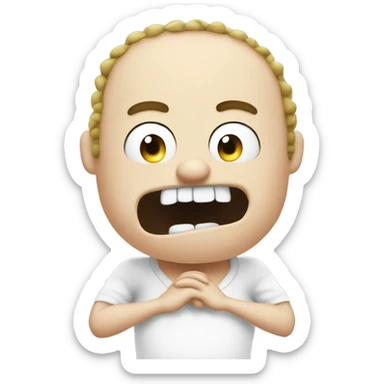 bad breath Captain underpants sticker