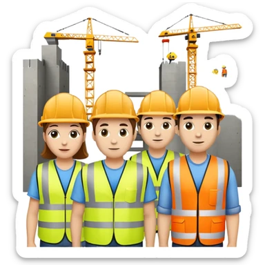 Construction site sticker