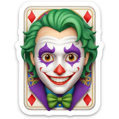 joker card sticker