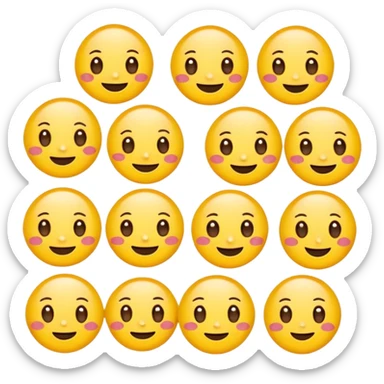 Cute cartoon sticker, simple flat design, bold outline, bright colors, chibi style, expressive face, minimal background, vector style, high contrast, emoji-like, transparent background, sticker pack style sticker